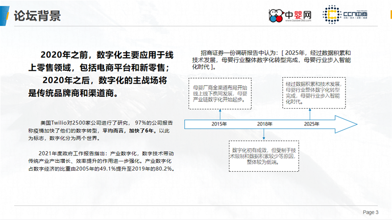 數(shù)字化應(yīng)用 突圍新動能 | 2021母嬰產(chǎn)業(yè)數(shù)字化賦能高峰論壇