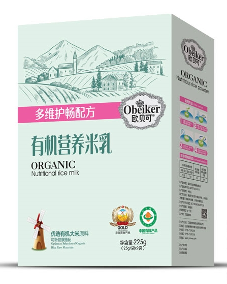 歐貝可有機米乳多維護暢配方（盒裝）